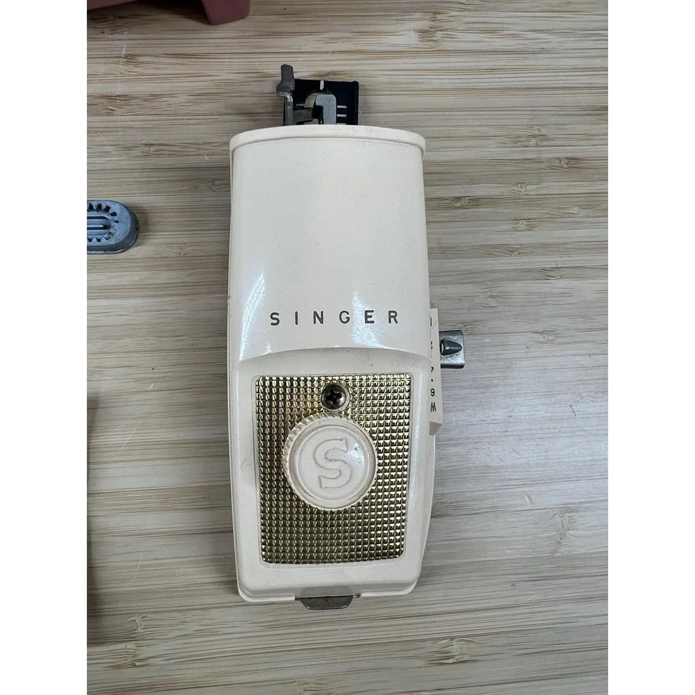 Vintage Singer Buttonholer Attachment w/‎ Case & Manual Sewing Machine 1960